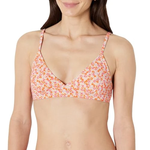 Offerta a tempo: Amazon Essentials Top Bikini Classico da Donna, con Supporto Leggero, Pesca Pallido, Micro Floreale, Taglia 42 - 49% da 20.20 € a 10.38 €