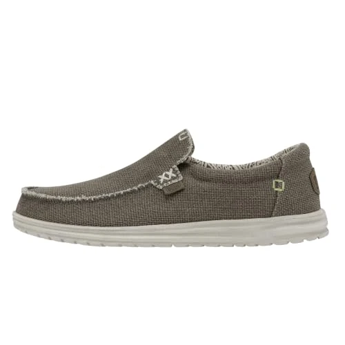 Oferta limitada: HEYDUDE Men Mikka Braided Fossil Casual Moccasin 42 EU de 69.99 € a 54.99 € (ahorro 21%)