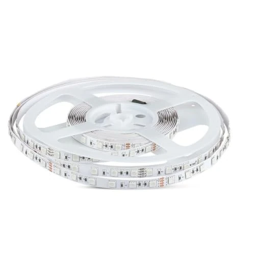 Offre limitée : V-TAC VT-5050 SMD5050 Guirlande lumineuse LED 10 W/m 60 LED/m 24 V 4000 K IP20 10 mm 212459 de 11.29 € à 11.29 € (0.00% de remise)