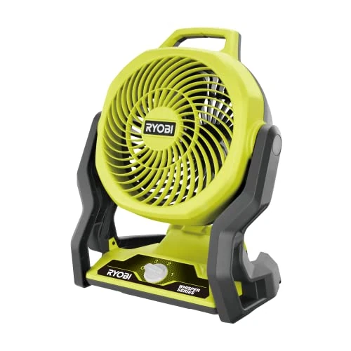 Zeitlich begrenztes Angebot: RYOBI 18 V ONE+ Akku-Ventilator RF18-0 (Kompakter Akku-Ventilator, tragbar, 19 cm Ventilatorkopf, leiser Betrieb, 3 Geschwindigkeitseinstellungen, mehrere Aufhängepunkte, ohne Akku und Ladegerät) von 51.12 € auf 51.12 € (0.00%