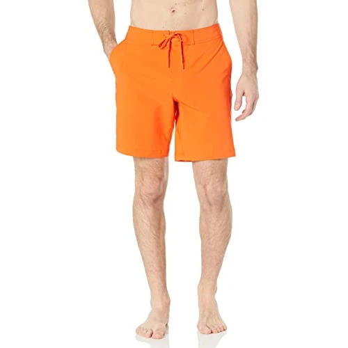 Zeitlich begrenztes Angebot: Amazon Essentials Herren Board-Badeshorts, Orange, XXL von 14.74 € auf 14.74 € (0.00% Rabatt)