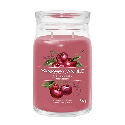 Offre limitée : Yankee Candle Signature bougie parfumée Cerise Griotte ; Grande bougie jarre longue durée ; Mélange de cires de soja de 34.90 EUR à 34.90 EUR (remise 0%)