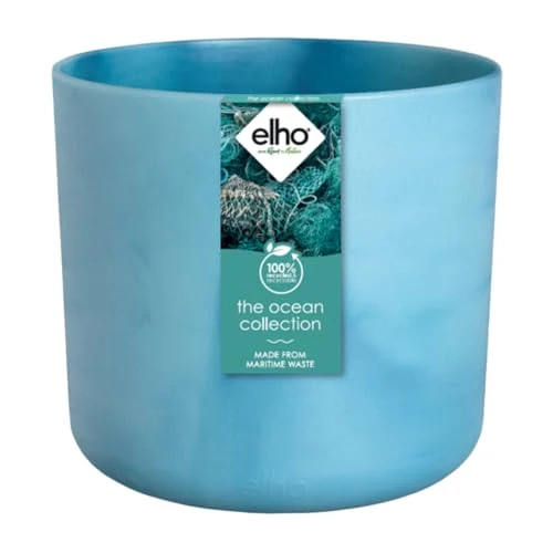 Offerta a tempo: Elho The Ocean Collection Round 14cm Vasi per Piante - Blu Atlantico - 15% da 8.57 € a 7.25 €