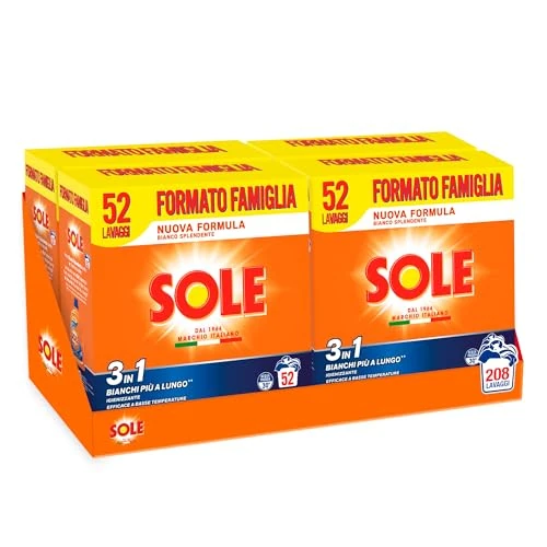 Sole Proszek pralka Biały Świecący, 2,6kg