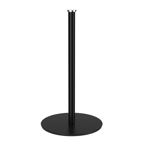 Oferta limitada: Portarrollos para Papel de Cocina - Negro de Pie, Inoxidable, Organizador Que se Adapta a Rollos de la Mayoría de Tamaños de 8.99 € a 8.99 € (ahorro 0.00%)