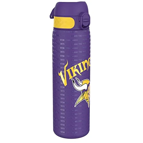Offerta a tempo: NFL Minnesota Vikings Acciaio Leggera, 600ml/20oz, Non Isolata, A Tenuta Stagna, Facile Da Aprire, Chiusura Sicura, Lavabile In Lavastoviglie, Coperchio A Scatto, Adatta Ai Portabicchieri - 0.00% da 22.99 € a 22.99 €