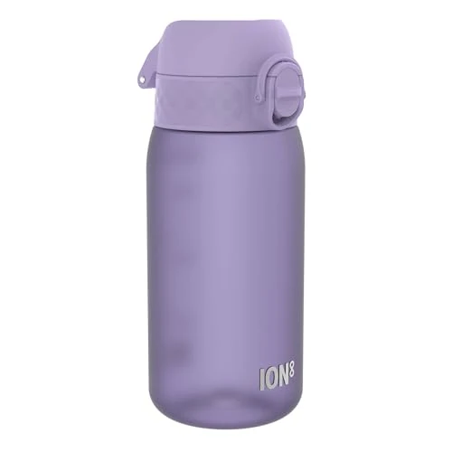 Limited-time offer: Ion8 Small Water Bottle, 350 ml/12 oz, Leak Proof, Easy to Open, Secure Lock, Dishwasher Safe, BPA Free, Carry Handle, Hygienic Flip Cover, Easy Clean, Odor Free, Carbon Neutral, Light Purple from $14.99 to $14.99 (save 0.00%)