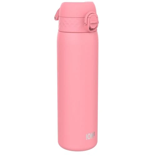 Oferta limitada: ION8 Botella Agua Acero Inoxidable Termica, 500ml, a Prueba de Fugas, Fácil de Abrir, Cerradura Segura, Aptas para Lavavajillas, Adapta a Portavasos, Asa de Transporte, Rosa Claro de 28.46 € a 28.46 € (ahorro 0.00%)