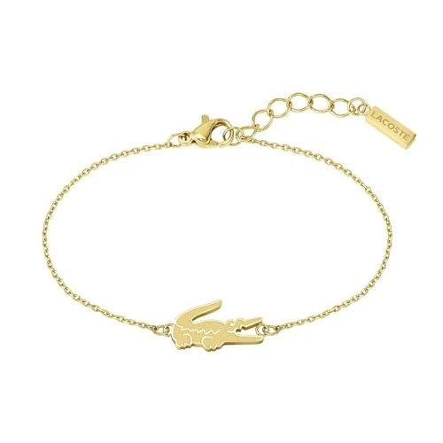 Tijdelijke aanbieding: Lacoste CROCODILE Collection kettingarmband voor dames, verkrijgbaar in zilver, goud of anjergouden versie van 53.95 EUR naar 53.95 EUR (korting 0%)
