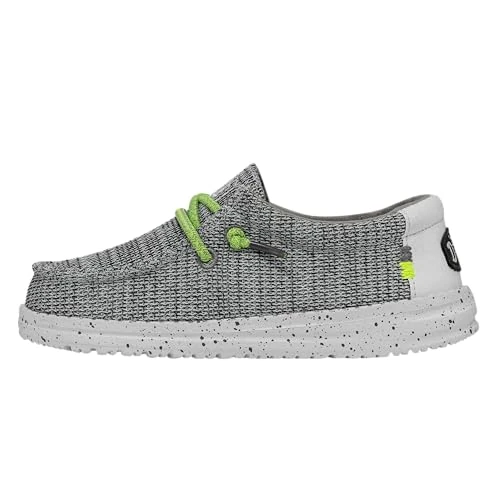 Tijdelijke aanbieding: Hey Dude Wally Sox Skater (Peuter/Klein Kind/Groot Kind), Steen Wit, 2 Little Kid van 50.62 € naar 50.62 € (0.00% korting)