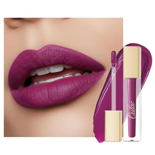 Offerta a tempo: Oulac Rossetto Liquido Matte, Viola Rossetti Colore Intenso, Tinta Labbra Finish Matte, Lunga Tenuta, Ricco di vitamina E, Consistenza crema, Vegana&Senza crudeltà 4.5ml (M15) Butterfly Kiss ﻿ - 31% da 8.99 € a 6.18 €