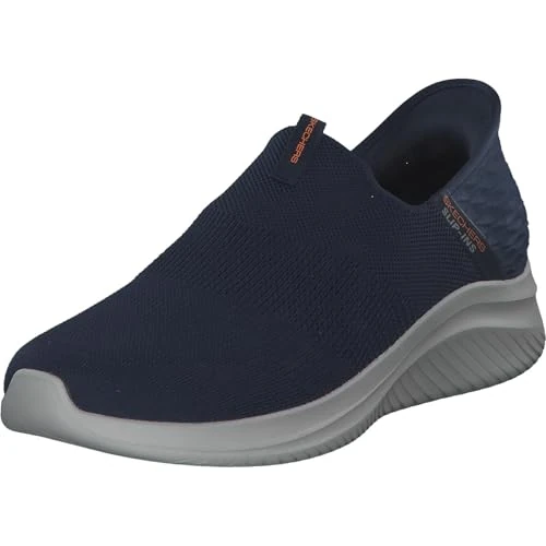 Zeitlich begrenztes Angebot: Skechers Herren Ultra Flex 3.0 Smooth Step Slip-InTurnschuhe, Navy Knit/Trim, 47.5 EU Large von 99.95 € auf 59.98 € (40% Rabatt)