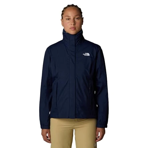 Offerta a tempo: THE NORTH FACE - Giacca da Donna Resolve - Giacca da Trekking Impermeabile e Traspirante - Summit Navy, S - 47% da 130.00 € a 69.00 €