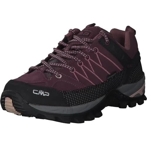 CMP Rigel Low Wmn Trekking Shoes Wp, Zapatillas de Deporte Mujer, Ciruela, 37 EU