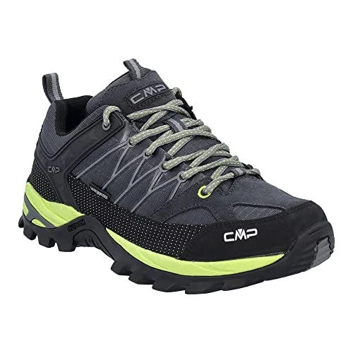 CMP - Rigel Low Trekking Shoe Wp, Man, Antracite-Limegreen, 45