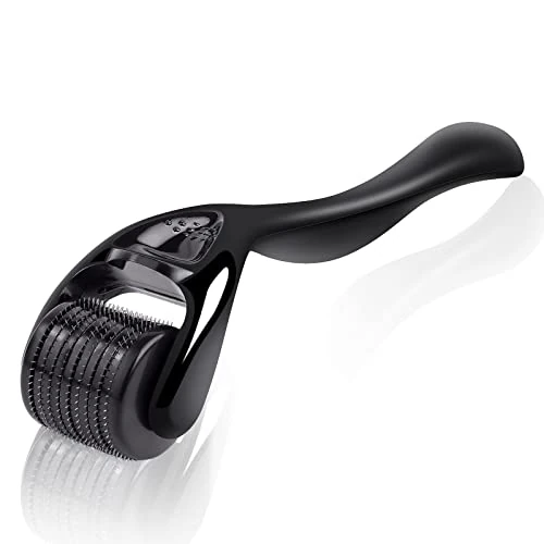 Offerta a tempo: URAQT Dermoroller, Dermaroller 0.25 mm Aghi Viso Rullo, Aghi Rullo Facciale per la Crescita Della Barba, Titanium Derma Roller per Ringiovanimento Della Pelle Perdita Anti-rughe Dei Capelli - 55% da 14.38 € a 6.45 €