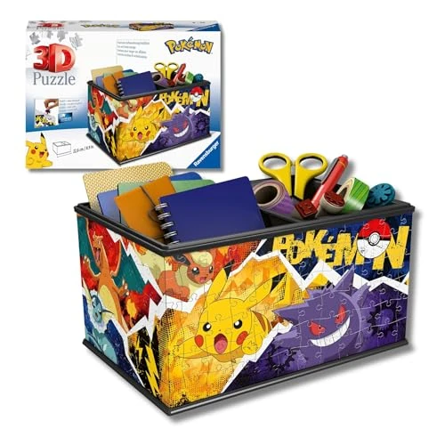 Offre limitée : Ravensburger - Puzzle 3D Boite de Rangement - Pot à Crayons - Pokémon - A partir de 8 Ans - 216 pièces numérotées à Assembler sans Colle - Accessoires de Finition Inclus - 11546 de 32.82 EUR à 21.99 EUR (remise 33%)