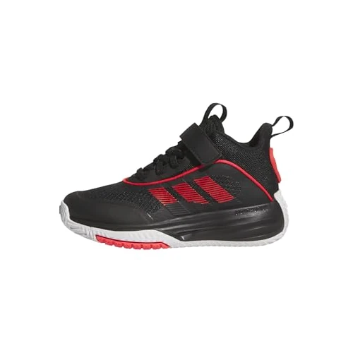 adidas Uniseks - dzieci OWNTHEGAME 3.0 SHOES, core black/lucid red/ftwr white, 39 1/3 EU