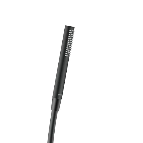Offerta a tempo: Duravit Soffione doccia universale con getto a pioggia, rotondo, facile da pulire, nero opaco - 0.00% da 47.47 € a 47.47 €