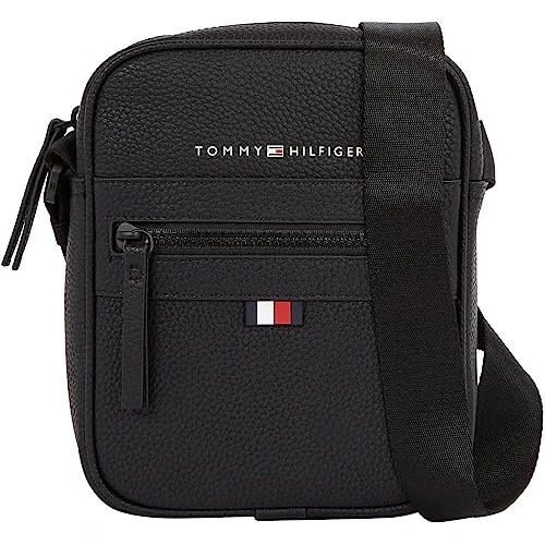 Offerta a tempo: Tommy Hilfiger Uomo Borsa a Tracolla Essential PU Mini Reporter Piccola — 33% da 74,90 € a 50,13 €