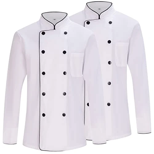 Limited offer: MISEMIYA - Pack 2 Units -Men's Chef Jacket - Men's Chef Jacket - Hospitality Uniform -Ref.842 from 11.62 EUR to 11.62 EUR (save 0%)
