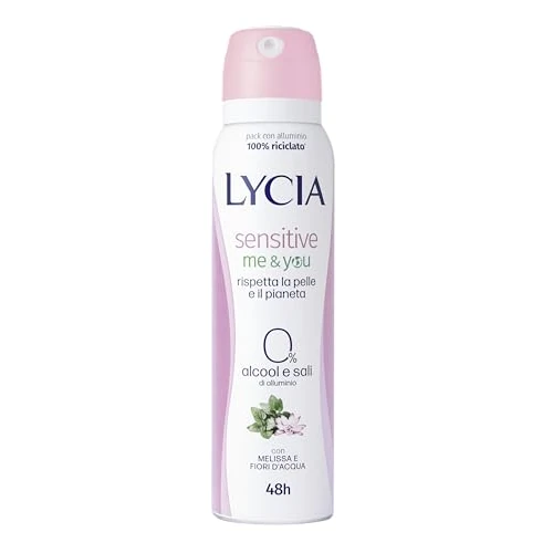 Offre limitee: Lycia Deodorante Spray Sensitive me & you 150ml de 8.79 EUR a 8.79 EUR (economie 0%)