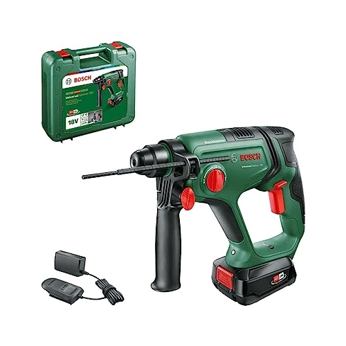 Oferta limitada: Bosch Taladro Percutor Batería Universalhammer 18V (1 Batería De 2,5 Ah, Sistema 18V; Taladrado/Taladrado Percutor/Cincelado; Energía De Impacto De 2 J, Sds Plus, Maletín De Transporte) de 134.50 € a 134.50 € (ahorro 0.00%)