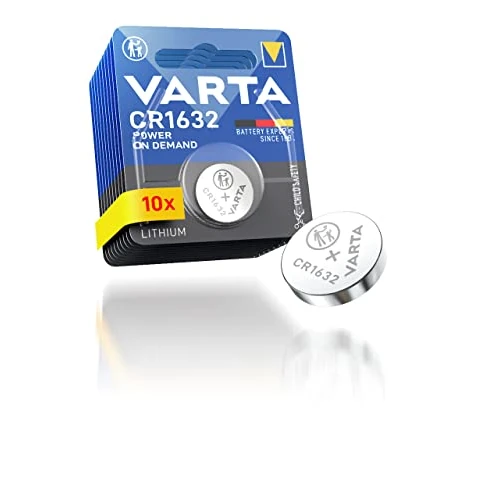 Offerta a tempo: VARTA Pile a Bottone CR1632, confezione da 10 — 6% da 15,99 € a 15,05 €