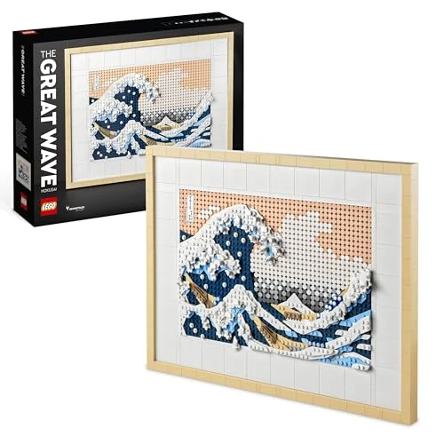 Limitiertes Angebot: LEGO 31208 Art Hokusai – Große Welle, 3D Japanische Wanddeko, Bastelset, gerahmte Ozean-Leinwand, Hobbys für Erwachsene, DYI, Home- und Büro-Deko von 99.99 EUR auf 75.90 EUR (Spare 24%)
