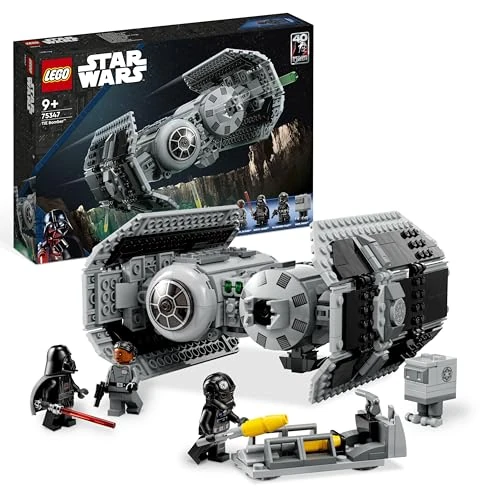 LEGO 75347 Star Wars TIE Bombe Spielzeug mit Darth Vader Minifigur mit Lichtschwert und Gonk-Droide, Starfighter Modell - Geschenk für Jungen und Mädchen ab 9 Jahren