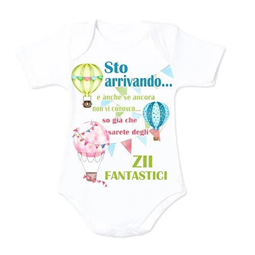 Mr. Gadgets Body ik kom voor de hele familie heteluchtballon, Zii, 0-6 Maanden