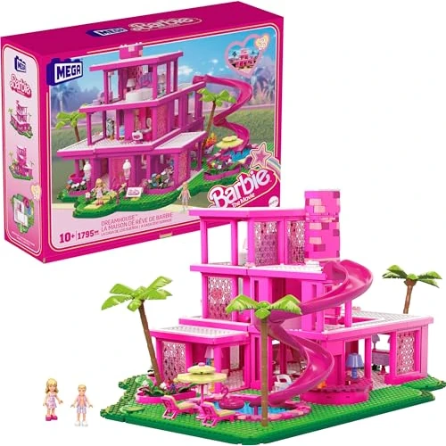 Limited offer: MEGA Barbie The Movie Building Toys Set, DreamHouse Replica with 1795 Pieces, 4 Figures and Accessories, for Adults & Fans from 137.79 EUR to 137.79 EUR (save 0%)