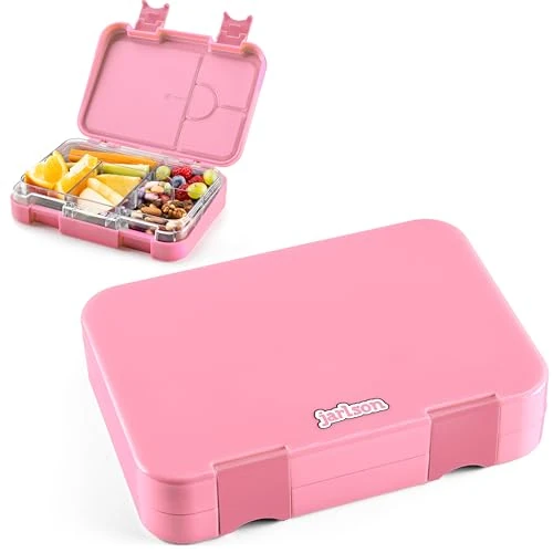Offerta a tempo: Jarlson® Porta Merenda Bambino & Bambini [CON 6 SCOMPARTI] - Portamerenda Bambini Scuola - Porta Pranzo Ragazzo & Ragazza - Portapranzo - Lunch Box - Porta Colazione (850ml - Rosa) - 0.00% da 28.95 € a 28.95 €