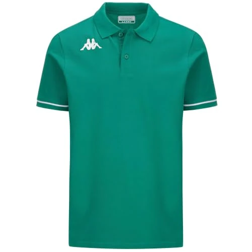Limited-time offer: Kappa Barli Men's Polo Shirt Green/White from 35.88 £ to 14.58 £ (save 59.36%)
