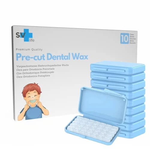 Offerta a tempo: Cera Ortodontica Pretagliata | Cera protettiva per Aparecchio dentale (10 scatole, senza sapore) - 0.00% da 11.76 € a 11.76 €