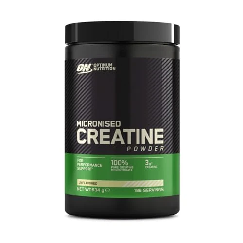 Optimum Nutrition Micronised Creatine Monohydrate, Creatina Monoidrato in Polvere, Integratori da Palestra per la Performance, Non Aromatizzato, 93 Porzioni
