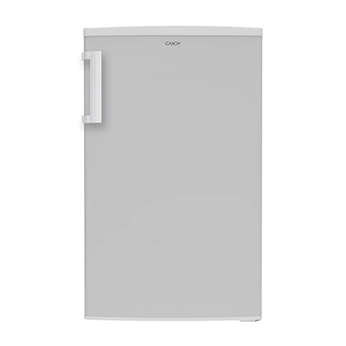 Candy Comfort COT1S45FWH Frigorifero, 106 Litri, Statico, 1 Porta, Sottotavolo, Temperatura Regolabile, Classe E, 50x57x84 cm, Argento[Classe di efficienza energetica E]