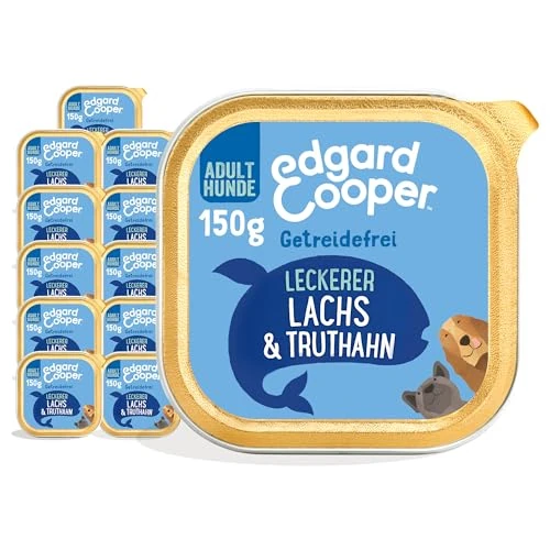 Oferta limitada: Edgard & Cooper Comida húmeda para Perros, (Salmón & Pavo, 150g x11), sin Cereales, Ingredientes Naturales y Carne Fresca, Llena de aminoácidos Esenciales de 50.22 € a 30.43 € (ahorro 39.41%)