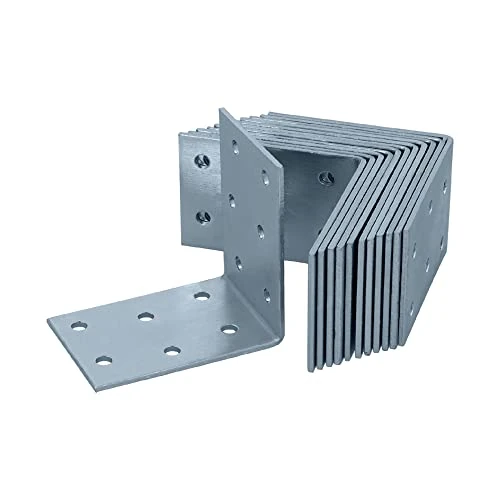 Offre limitée : HELPMATE – 12 équerre metal connecteurs d'angle à rainures – 60x60x40 mm – Connecteur bois électro-galvanisé & passivé bleu – Équerre fixation perforée de 8.89 € à 8.89 € (0.00% de remise)