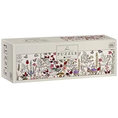 Flowers No. 1 - 1000 Piece Panoramic Puzzle for Adults