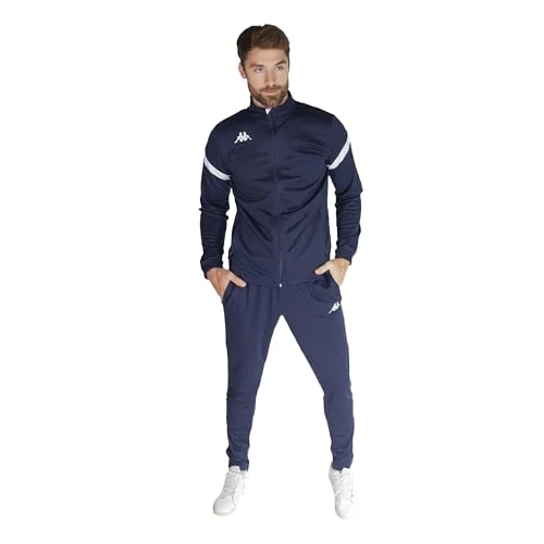 Limited-time offer: Kappa Mens Dalcito Tracksuit, Blue Marine/White, XXL EU from 40.89 GBP to 38.99 GBP (save 5%)
