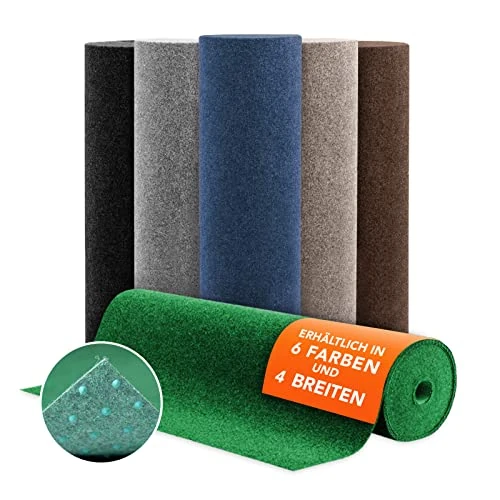 Offerta a tempo: Floordirekt Tappeto da Prato Farbwunder PRO – Tappeto da Balcone – Tappeto Artificiale terrazza, Balcone e Tempo Libero, Disponibile in 6 Colori (100 x 200 cm, Nero) - 39% da 19.44 € a 11.94 €