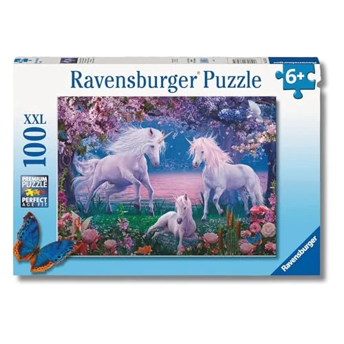 Offerta a tempo: Ravensburger - Puzzle Unicorni incantati, 100 Pezzi XXL — 19% da 10,43 € a 8,49 €