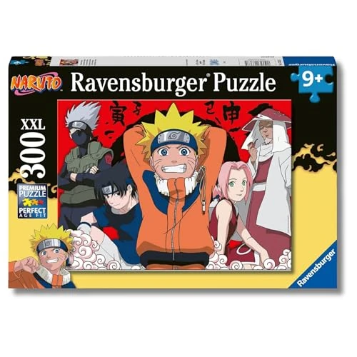 Offerta a tempo: Ravensburger - Puzzle Naruto, 300 Pezzi XXL - Puzzle Bambini 9 Anni, Collezione Naruto, Giochi Educativi e Divertenti, Idee Regalo - 35% da 9.99 € a 6.50 €