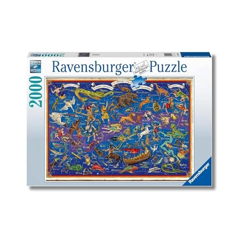 Limited offer: Ravensburger - Constellations - 2000 Piece Jigsaw Puzzle - Stunning Imagery - Beautiful and Intricate - Unique Depiction of The Zodiac Symbols - Premium Quality - Puzzles for Adults from 39.99 EUR to 29.99 EUR (save 25%)