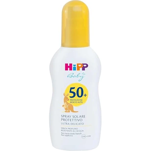 Oferta limitowana: HiPP - Baby ochronny spray solarny dla dzieci, SPF 50+, ochrona przed promieniowaniem UVA i UVB, wodoodporny, odporny na oparzenie, bardzo delikatny, 1 x spray 150 ml z 75.90 zł na 75.90 zł (oszczędź 0.00%)