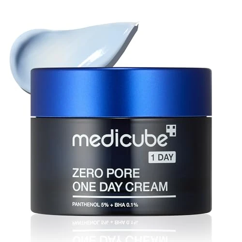 Offerta a tempo: medicube Zero Pore One-Day Cream 1,69 fl.oz – Crema affinante con Pantenolo, Acido Salicilico e Niacinamide per pori visibilmente ridotti e controllo del sebo - 19% da 15.80 € a 12.82 €