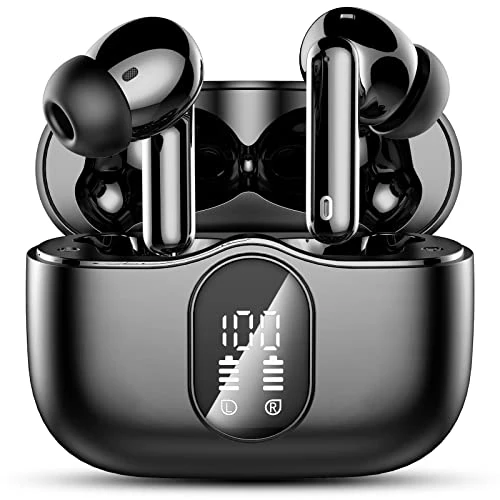 Offerta a tempo: Cuffie Bluetooth, Auricolari Bluetooth 5.4 con 4 Mic Cuffie Wireless In Ear - 14% da 27.99 € a 23.99 €