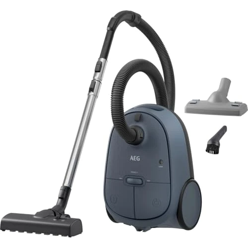 Offerta a tempo: AEG CLEAN 6000 AB61C1OKO - Aspirapolvere ad alta potenza di aspirazione, ugelli aggiuntivi, ruote XL, tubo telescopico in acciaio inox, 65% materiale riciclato, cavo da 12 m, 750 Watt, - 22% da 129.00 € a 99.99 €