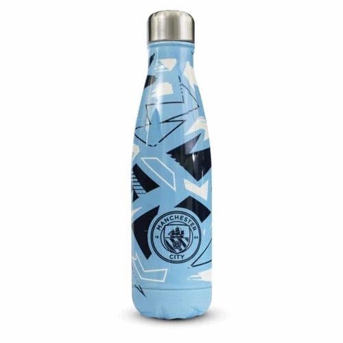 Oferta limitada: Manchester City - Botella térmica de acero inoxidable (500 ml), color azul de 16.76 € a 16.76 € (ahorro 0.00%)